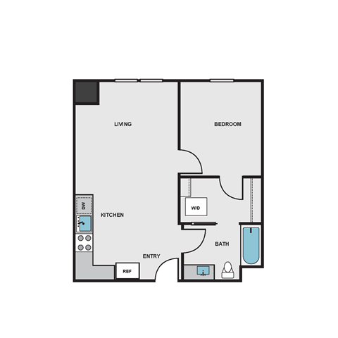 A5E Floor Plan at Eleanor H16 Apartments